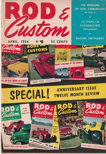 April 1954 Rod & Custom Magazine