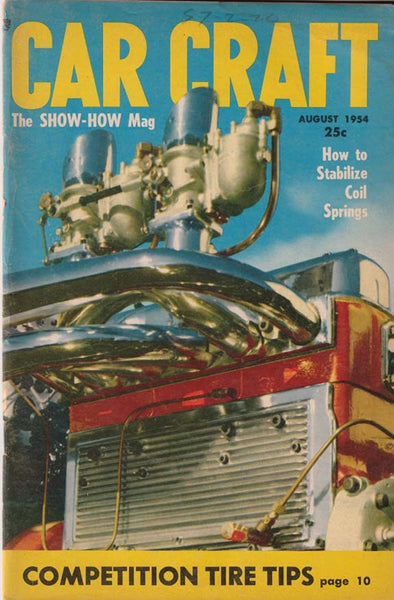 August 1954 Car Craft Magazine