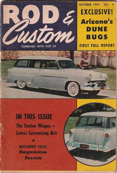 October 1954 Rod & Custom Magazine