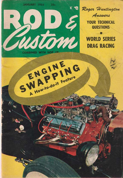 January 1955 Rod & Custom Magazine