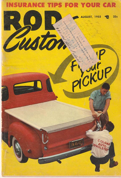 August 1955 Rod & Custom Magazine