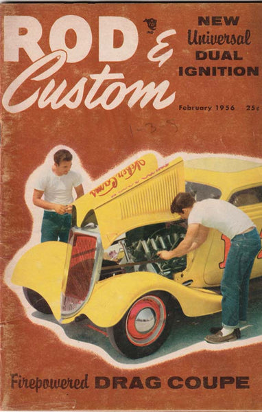 February 1956 Rod & Custom Magazine