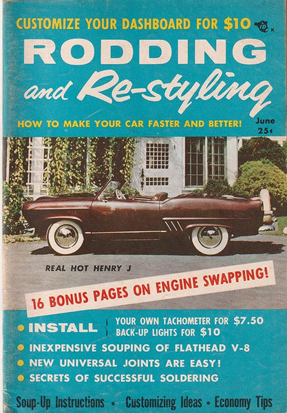 June 1956 Rodding and Re-styling Magazine