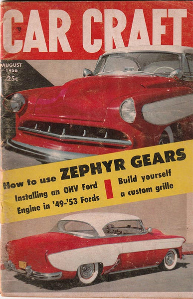 August 1956 Car Craft Magazine