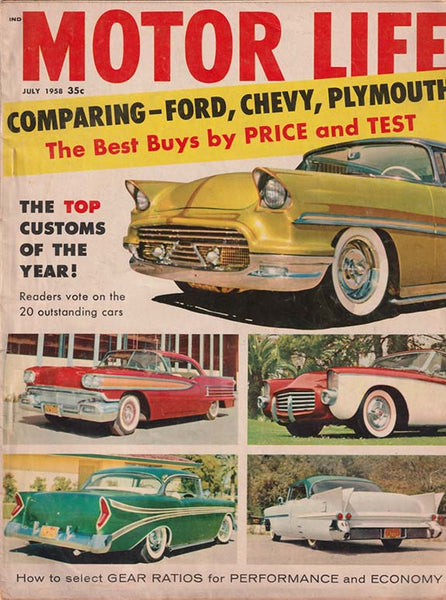 July 1958 Motor Life Magazine