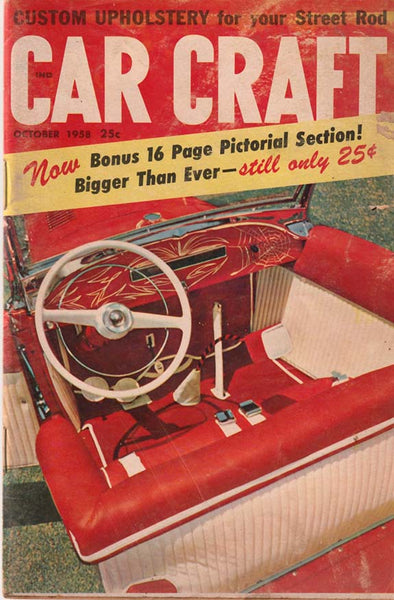 October 1958 Car Craft Magazine