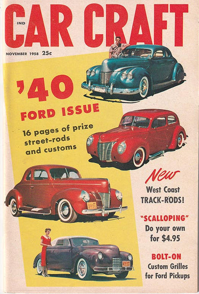 November 1958 Car Craft Magazine
