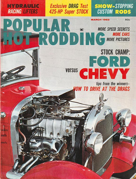 March 1963 Popular Hot Rodding Magazine