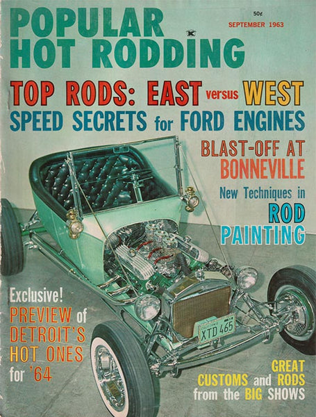 September 1963 Popular Hot Rodding Magazine