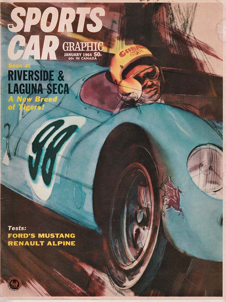 January 1964 Sports Car Graphic Magazine