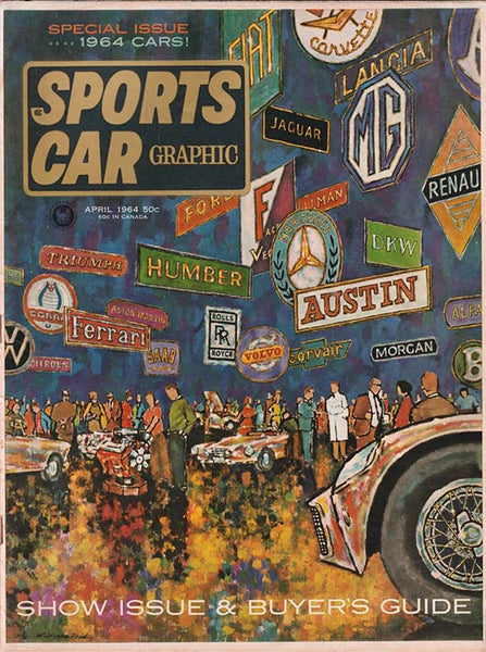 April 1964 Sports Car Graphic Magazine