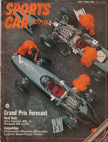 July 1964 Sports Car Graphic Magazine