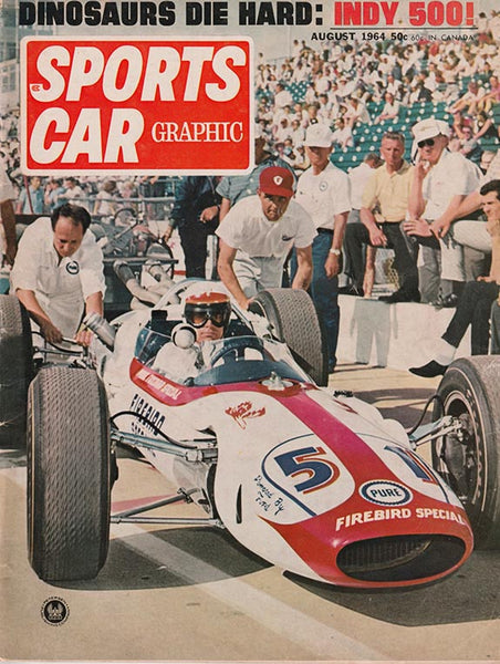 August 1964 Sports Car Graphic Magazine