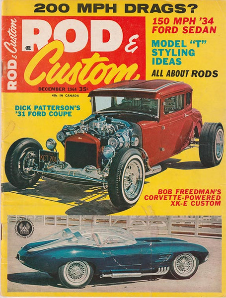 December 1964 Rod & Custom Magazine
