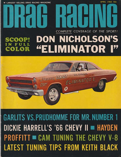 April 1966 Drag Racing Magazine