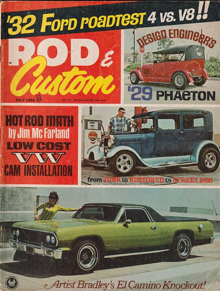 July 1968 Rod & Custom Magazine