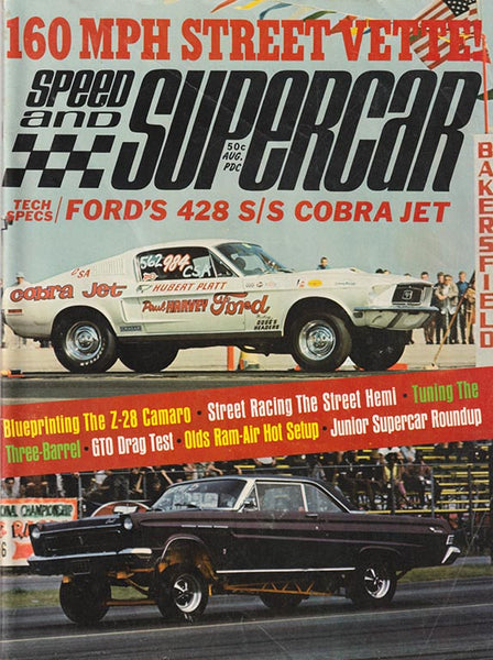 August 1968 Speed and Supercar magazine