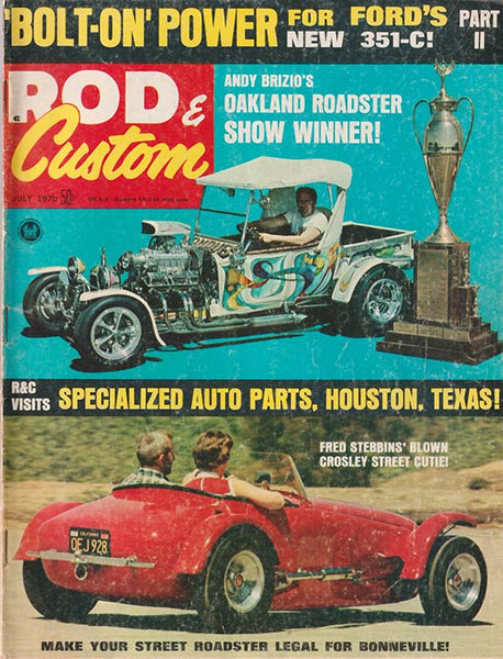 July 1970 Rod & Custom Magazine