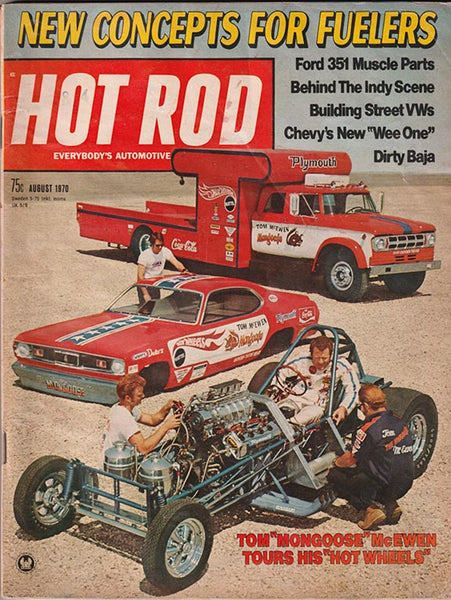 August 1970 Hot Rod Magazine