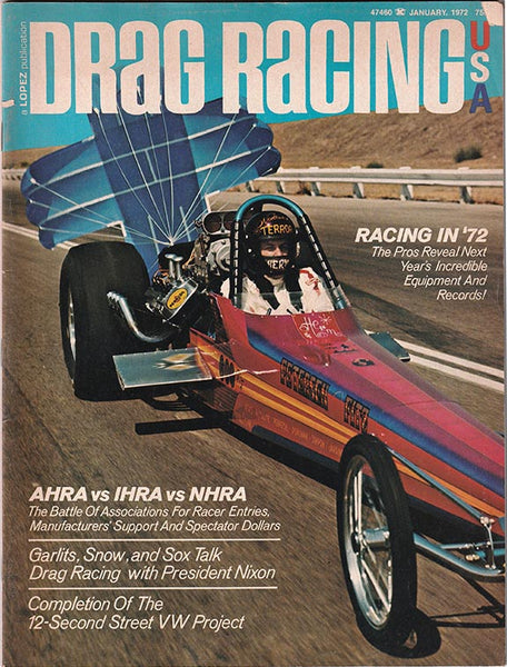 January 1972 Drag Racing USA Magazine