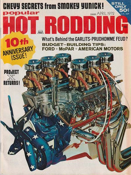 April 1972 Popular Hot Rodding Magazine