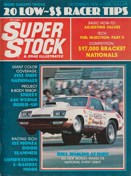 December 1975 Super Stock & Drag Illustrated Magazine