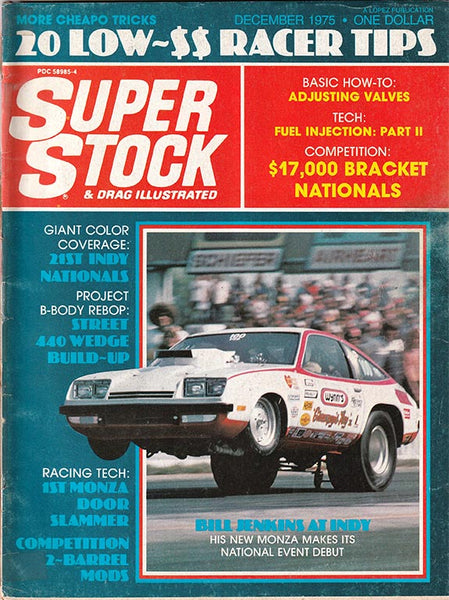 December 1975 Super Stock & Drag Illustrated Magazine