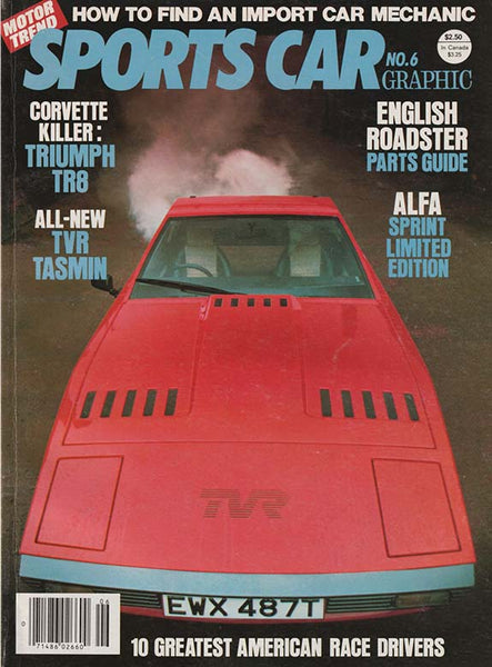 June/July 1980 Sports Car Graphic Magazine