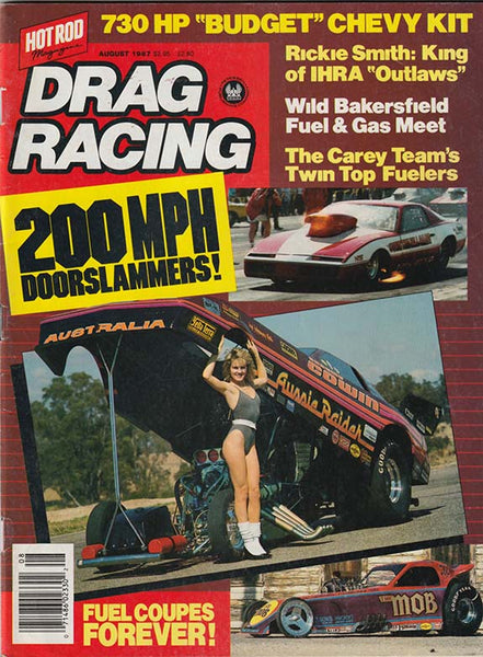 August 1987 Hot Rod Drag Racing Magazine