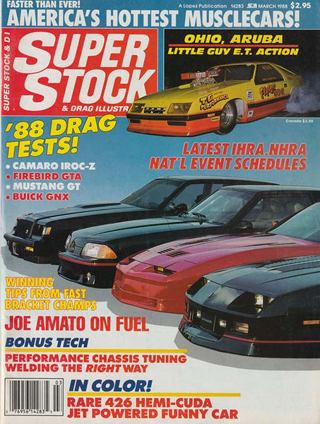 March 1988 Super Stock & Drag Illustrated