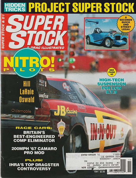 November 1991 Super Stock & Drag Illustrated Magazine