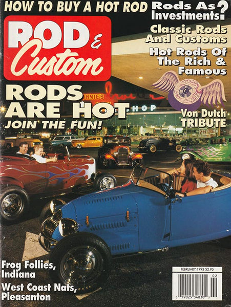 February 1993 Rod & Custom Magazine