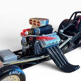 Rare 1 of 2,500 Action RCCA 1:24 Scale 1998 John Force Castrol Mustang Funny Car With Original Box engine