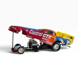 1999 Action 1:32 Scale John Force #1 Castrol Superman Funny Car 1 of 3,500 body up side