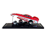 Action RCCA 1997 Whit Bazemore Winston 1:24 Mustang Funny Car in Display Case body up