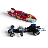Cruz Pedregon RCCA 1:24 Scale McDonalds Funny Car body and chassis