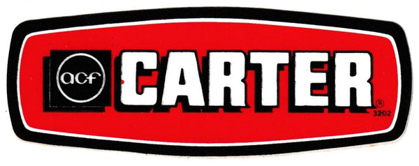 NOS Vintage Carter ACF Sticker 1980s