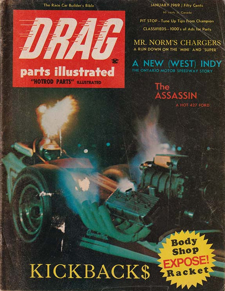 January 1969 Drag Parts Illustrated Magazine