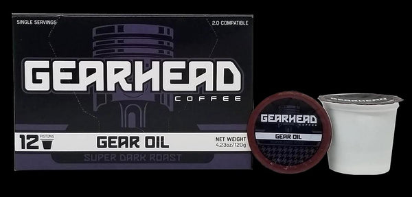 Gearhead Coffee - Gear Oil Super Darg Roast Coffee 12 Single-Serve K-Cups