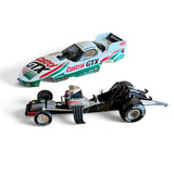 John Force RCCA 1:24 Scale 1997 Castrol Pontiac Funny Car Die Cast  body and chassis
