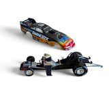 John Force Elvis Presley RCCA 1:24 Scale Die Cast 1998 Mustang Funny Car body and chassis