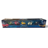 Muscle Machines California Too Hot 1:64 Die Cast Pro Street 5 Pack straight view