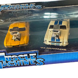 Muscle Machines California Too Hot 1:64 Die Cast Pro Street 5 Pack mustang and corvette