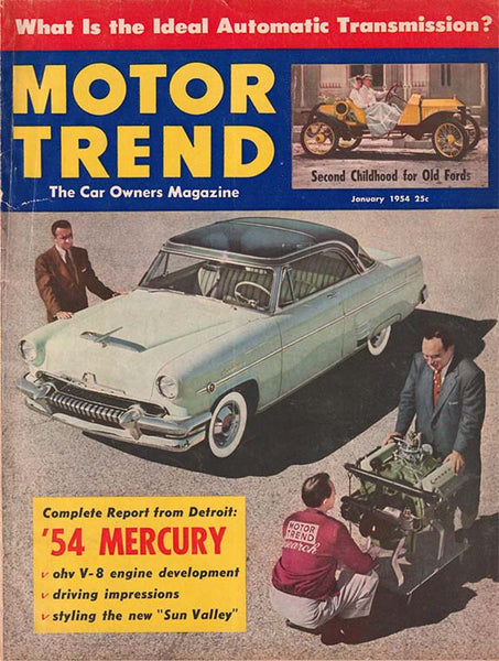 January 1954 Motor Trend Magazine
