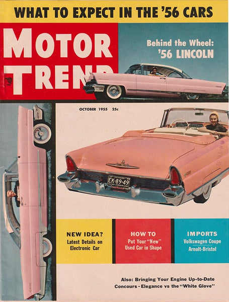 October 1955 Motor Trend Magazine