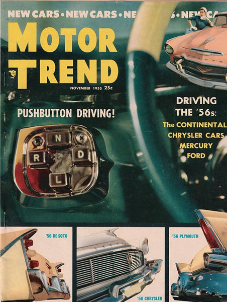 November 1955 Motor Trend Magazine