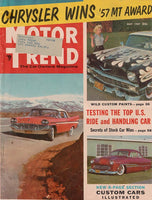 May 1957 Motor Trend Magazine