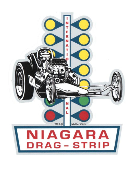 Niagara Drag Strip Vinyl Sticker