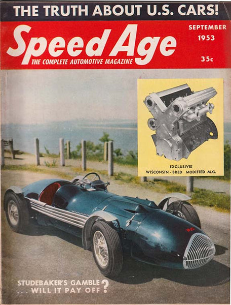 September 1953 Speed Age Magazine