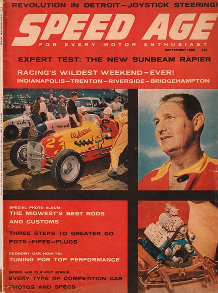 September 1958 Speed Age Magazine